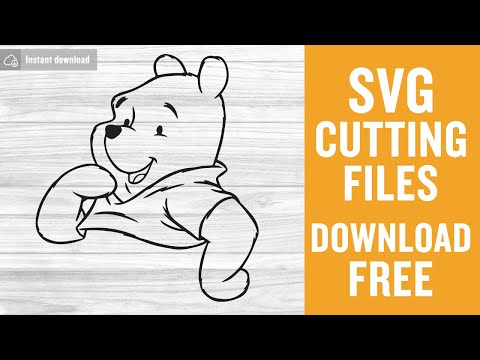 Bear Winnie Disney Svg Free Cut Files for Scan n Cut Free Download