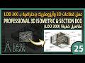 عمل قطاعات 3D وآيزومتريك للفراغات | Revit 3D Isometric & Section Box LOD 300