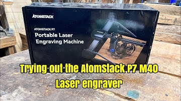 My new AtomStack P7 portable laser engraving machine