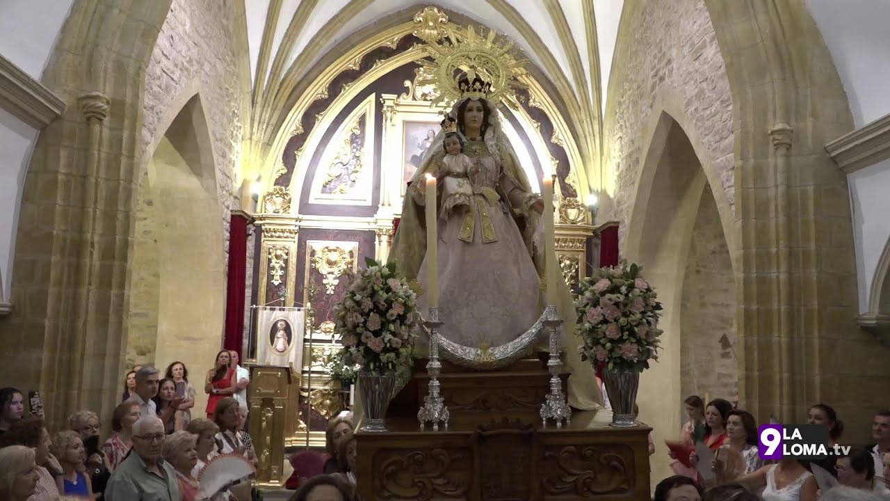 Feria de Lupión 2024 · Subida en andas de la Virgen del Lorite