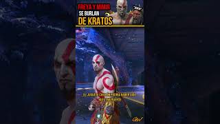 Freya y Mimir se burlan de Kratos - God of War