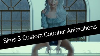 Sims 3: Custom Countertop Animations