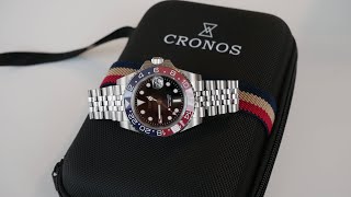 Cronos GMT mit Seiko NH34A - Die beste Hommage-Uhr aus China?