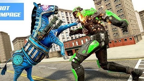 Amazing Zebra Robot Car Part-2 | New Robot Transforming Android GamePlay | By Game Crazy