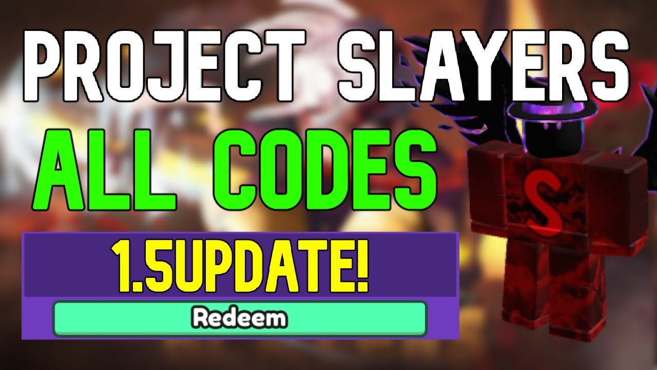 PROJECT SLAYERS UPDATE 1 CODES 