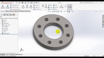 Solidworks tutorial - how to make flange