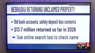 Nebraska returning unclaimed property