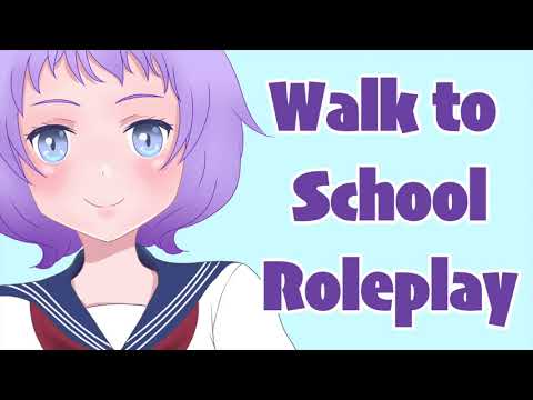 Walking to School and Wishing You Luck ASMR Short Roleplay