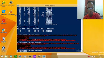 administrar procesos en powershell