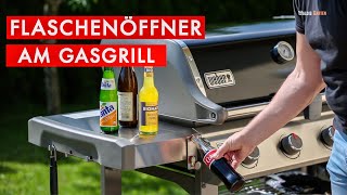 Bottle opener on the gas grill / Johnny Catch / Bottle Opener / Weber Genesis II E-410 / Episode 45