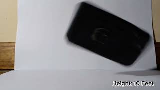 Ballistix Shield - 10 Foot Drop Test - Raw Footage