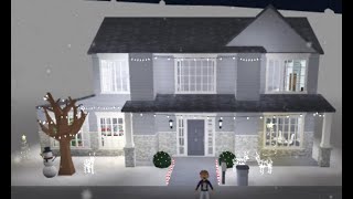 Family Christmas House Speed Build - Bloxburg Family Christmas House Speed Build - Bloxburg