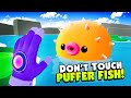 Touching a SPIKEY Puffer Fish in VR - Garden of the Sea VR