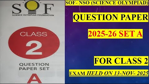 NSO#SOF#SCIENCE#Olympiad#grade#Class#2#question#paper#solved#with#answers#set#A#2025#2026#