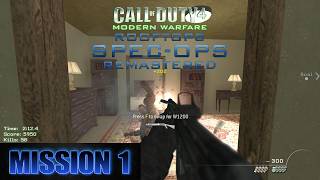 Call of Duty 4: MW | Rooftops Spec-Ops Remastered | Tier 1: Compromised [Walkthrough]