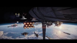Rogue One: A Star Wars Story  Space & Aerial Battle of Scarif Supercut