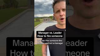 How to fire someone like a leader not a manager 🙌🏻🔥 #management #leadership