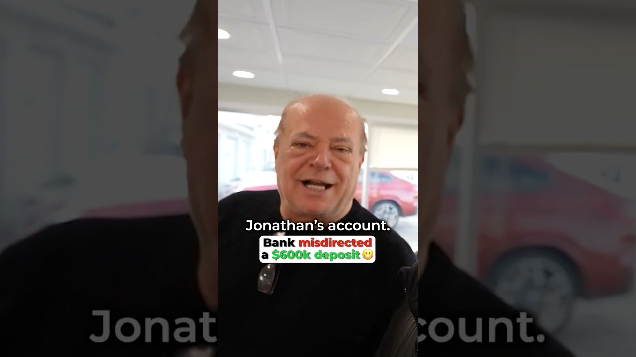 The bank misdirected $600k to an employees account by accident