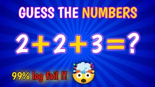 Guess the answer by numbers in three second !! #youtubevideo #quitzvideo #puzzlesvideo #longvidodeo