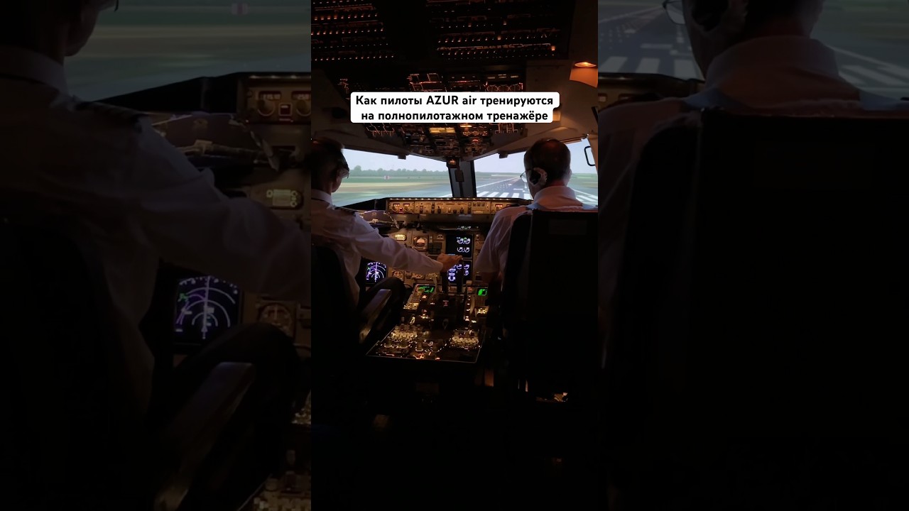 Как пилоты AZUR air тренируются на полнопилотажном тренажёре