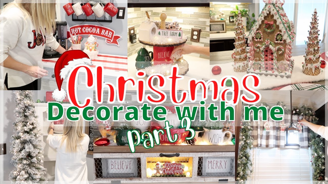 🎄CHRISTMAS DECORATE WITH ME 2021 PART 3// CLEAN & DECORATE WITH ME FOR CHRISTMAS//CHRISTMAS DECOR