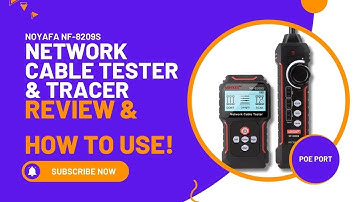 NOYAFA NF-8209S Network Cable Tester & Tracer | Review & How to Use!