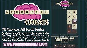 WordBrain Squirrel 16 Cheats | WordBrain Cheats | Squirrel 16 Answer