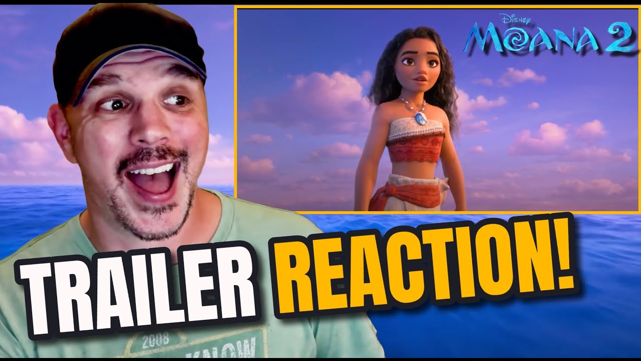 MOANA 2 | Official Trailer REACTION!