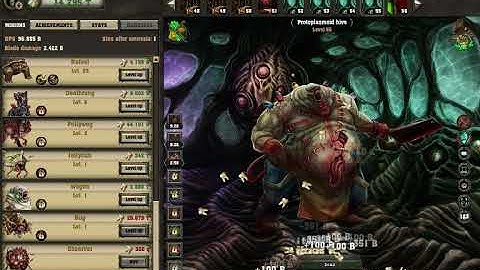 Insanity Clicker - Here I bought me for 24000 Trillionen Gold " Bug " With my Clickstats