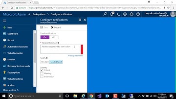 Azure Recovery Services Vault for Azure Backup