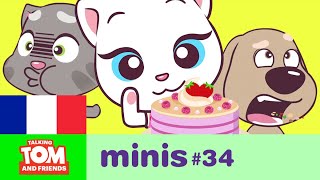 Talking Tom Friends Minis - Le Gâteau Rose Dangela Épisode 34