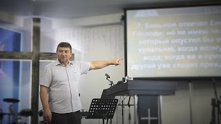 Проповедует Олег Тихонов - гость, пастор Церкви Прославления г. Томск