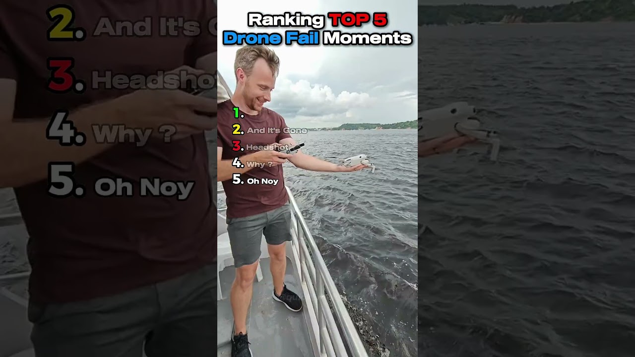 рейтинг 5 лучших моментов неудач с дронами