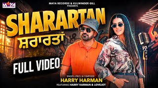 Sharartan - Harry Harman| Crush| Maya Records And Tapes| New Punjabi Song 2026