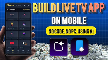 Live TV App on Mobile — No Code + AI | Step-by-Step Hindi Tutorial (Hindi 2025)