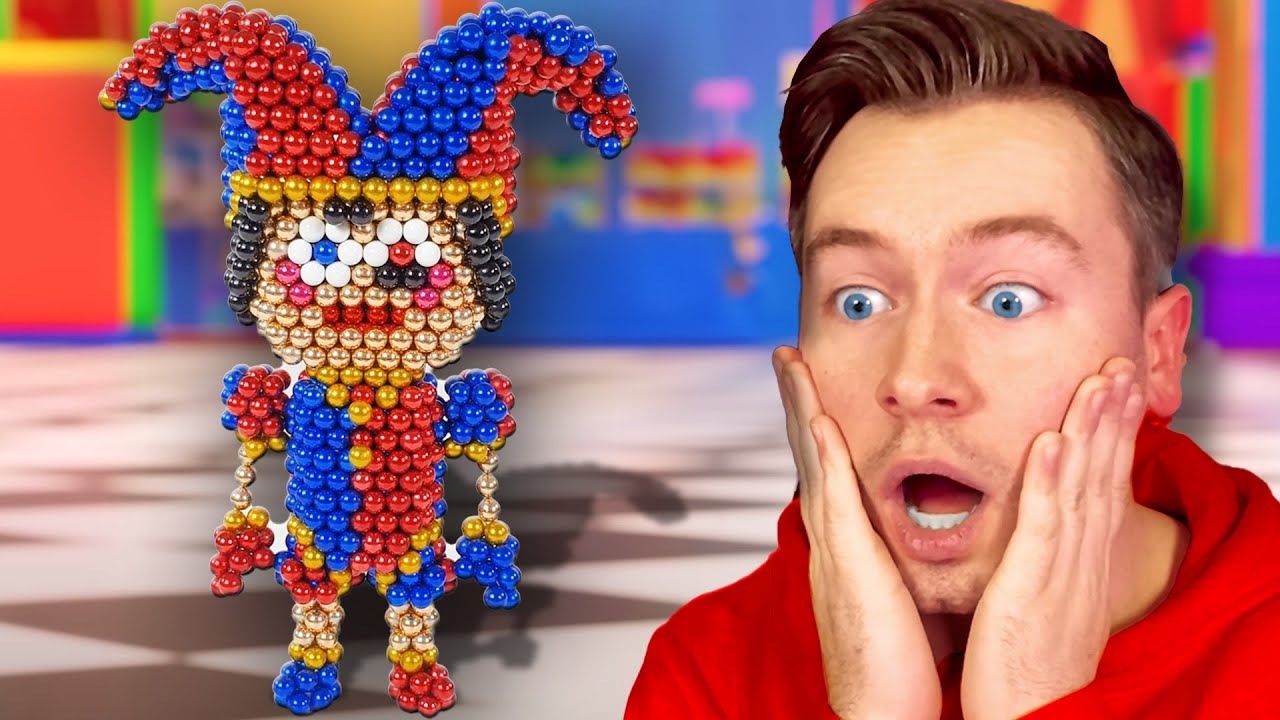 ER baut POMNI aus THE AMAZING DIGITAL CIRCUS aus MAGNET Kugeln!😱