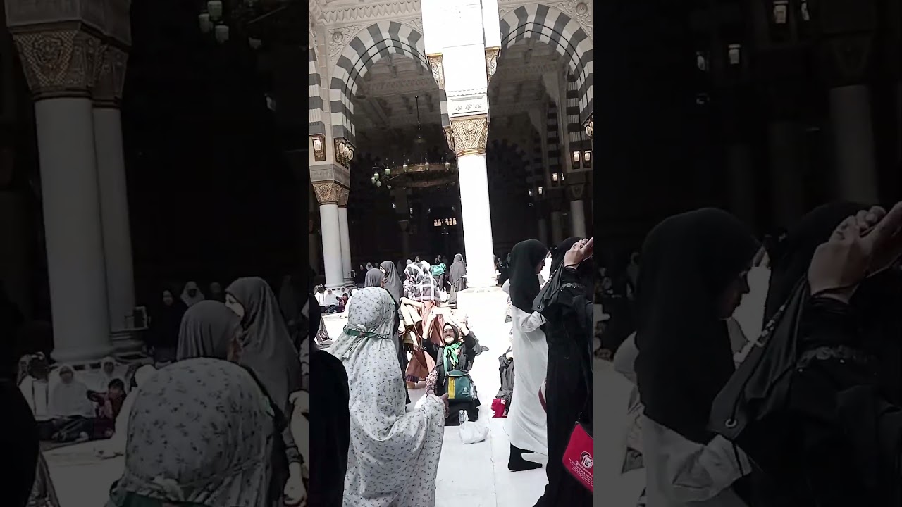 Automatic Sliding Domes And Roof Of Masjid E Nabavi Closing And Opening At Madina