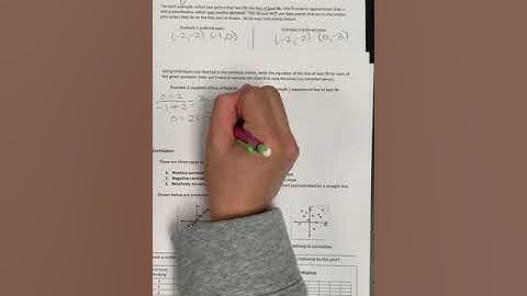 Lesson 4-5: Line of Best Fit