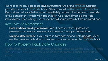 Understanding the useState Hook in React: Why Isn’t My State Updating?