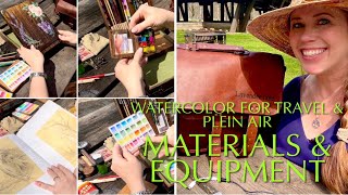 Watercolor Materials for Plein Air and Travel with Jessica Henry Gray