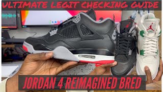 ULTIMATE LEGIT CHECK GUIDE | JORDAN 4 REIMAGINED BRED | ARE THEY BETTER THAN THE JORDAN 4 SB??