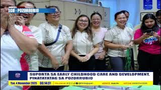SUPORTA SA EARLY CHILDHOOD CARE AND DEVELOPMENT, PINATATATAG SA POZORRUBIO