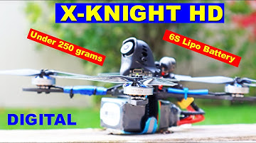 The Amazingly Fast BETAFPV X-Knight HD Digital drone under 250 grams - Review