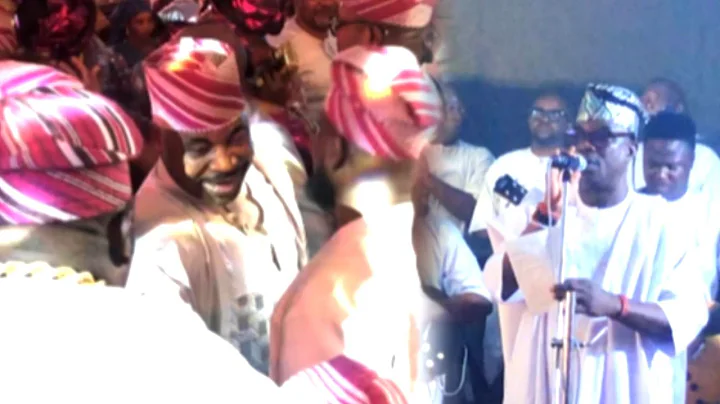 Moment Mc Oluomo and K1 De Untimate at Omolara & Rasheed Wedding Ceremony 