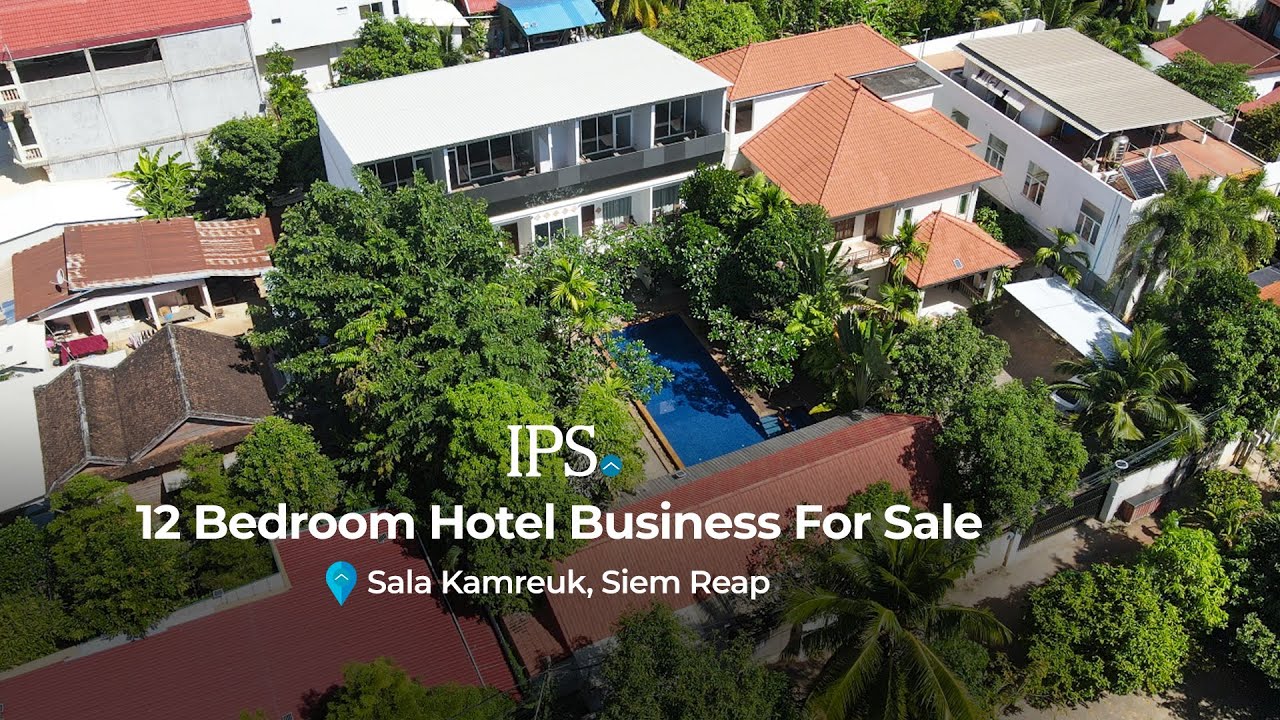 12 Bedroom Hotel Business For Sale - Sala Kamreuk, Siem Reap| IPS Cambodia