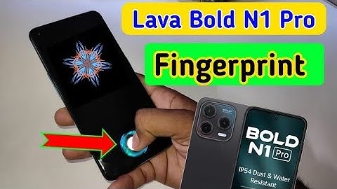 Lava bold n1 pro fingerprint screen lock | Lava bold n1 pro me fingerprint lock kaise lagaye
