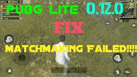 PUBG Lite Fix MatchMaking Failed!!!!