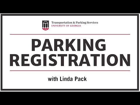 UGA Parking Permit Registration