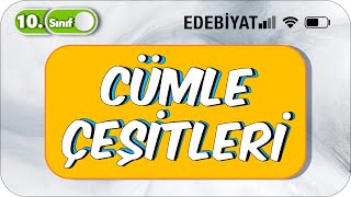 Cümle Çeşitleri | 10.Sınıf Edebiyat  #2023