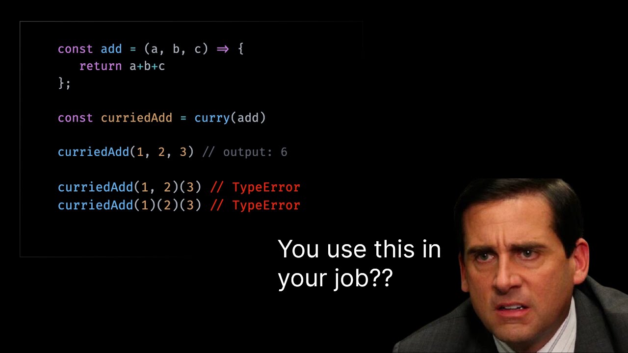 🥲 Another Curry video of javascript on YouTube | Higher Order Function ...